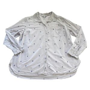 Old Navy Striped Pineapple Shirt